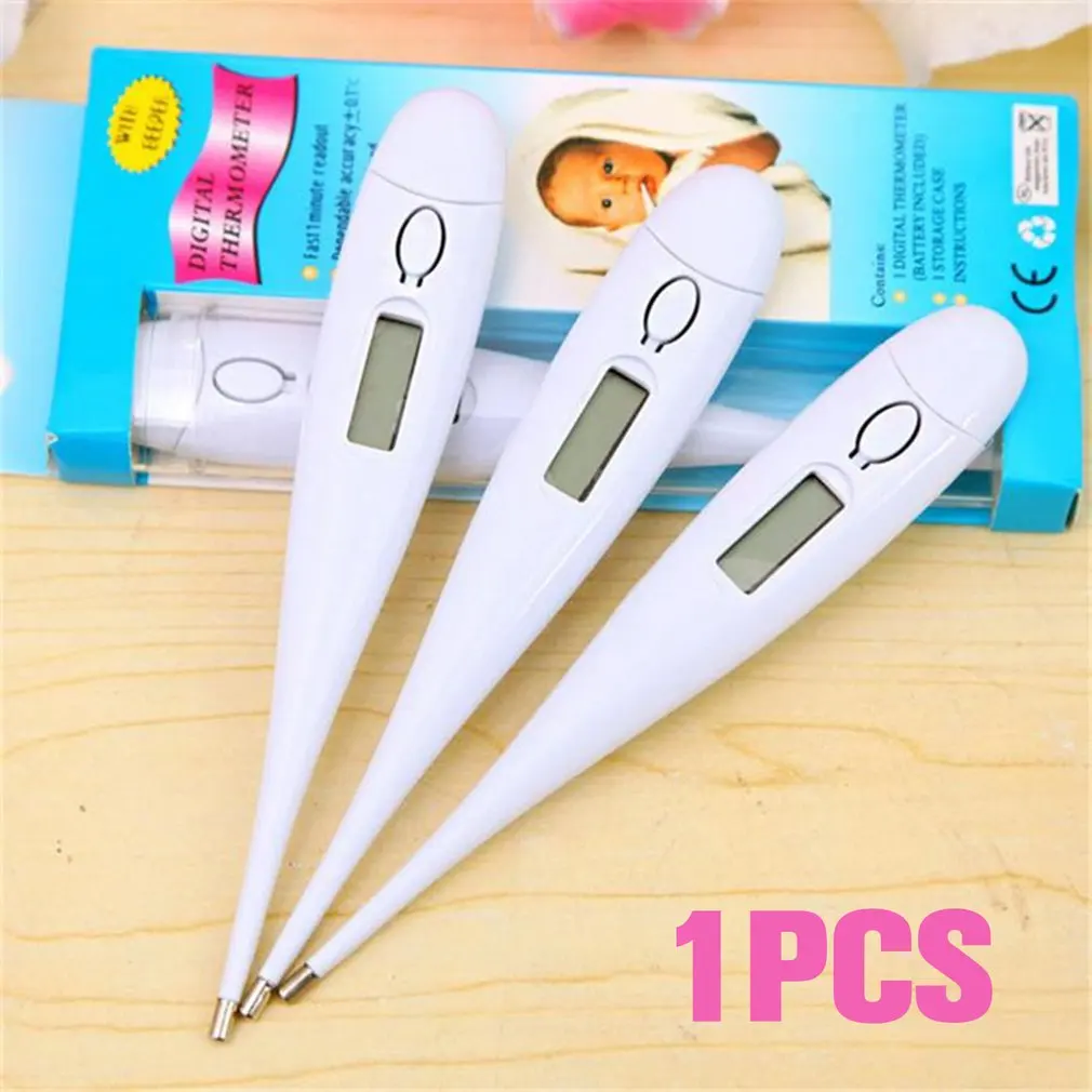 

Digital Lcd Heating Thermometer Abs High Precision Waterproof Baby Child Body Temperature Measurement 1 Piece Without battery