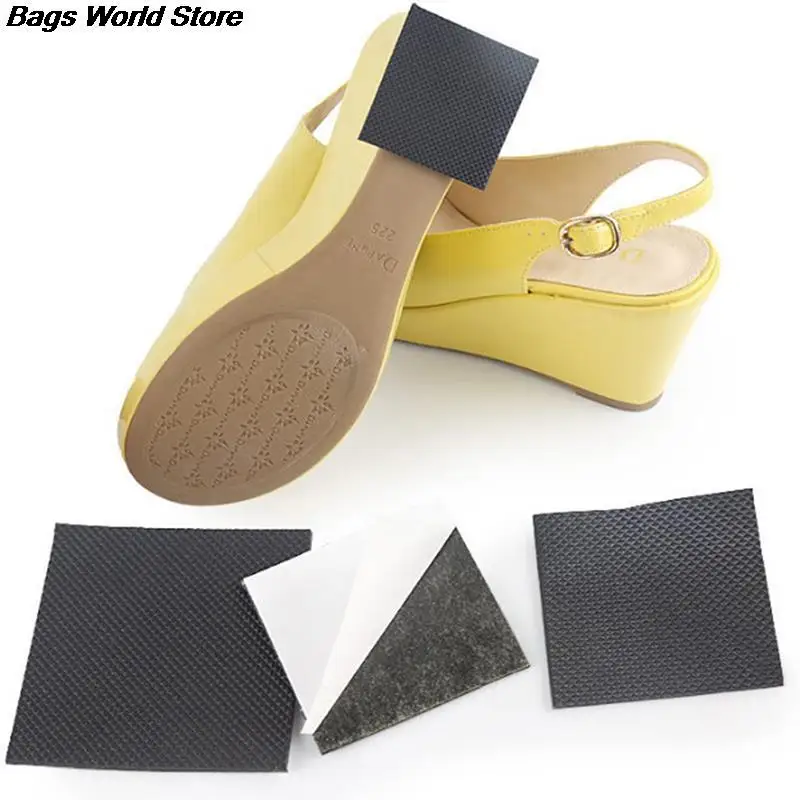 Shoe Anti Slip Stickers 1pair Anti-Slip Self-Adhesive Shoes Mat High Heel Sole Protector Rubber Pads Cushion Non Slip Insole High Heel Sticker