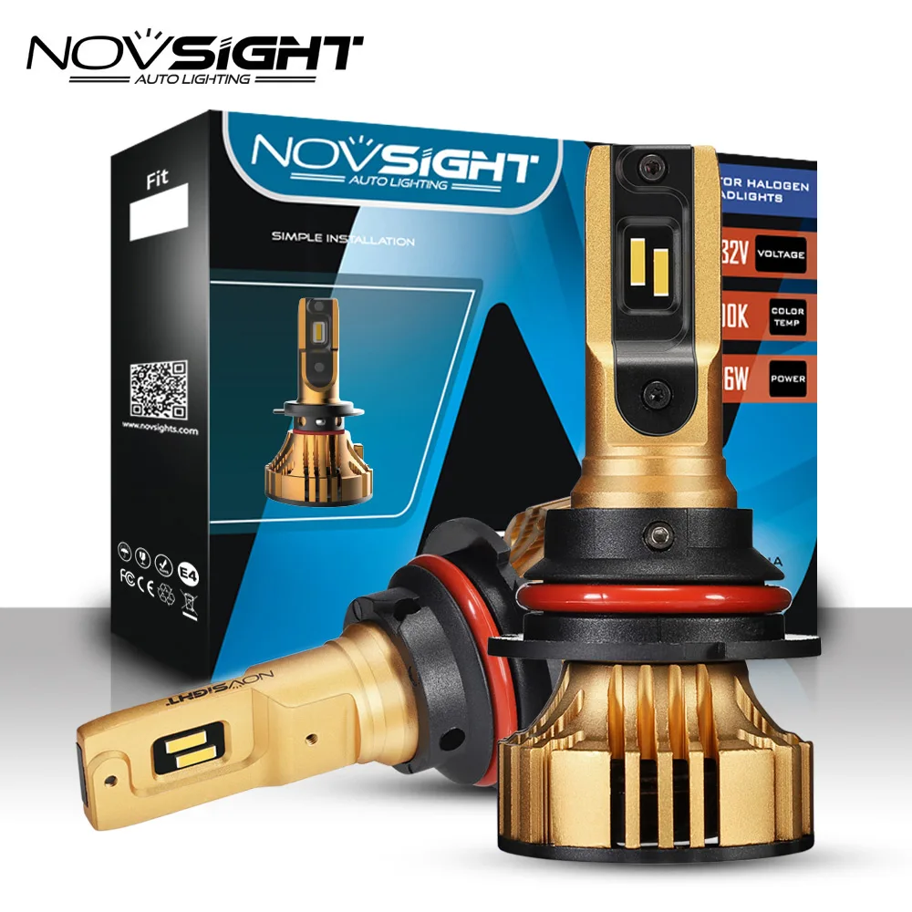 NOVSIGHT налобный фонарь светодиодный золотой желтый 72 вт 12000 лм 3000 к|Передние LED-фары