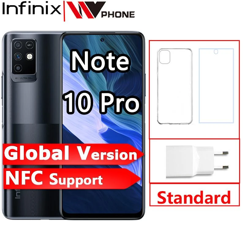 infinix new model mobile Global Version Infinix Note 10 Pro NFC Support 6.95'' Display Smartphone Helio G95 64MP Camera 33W Super Charge 5000 Battery cellphone infinix