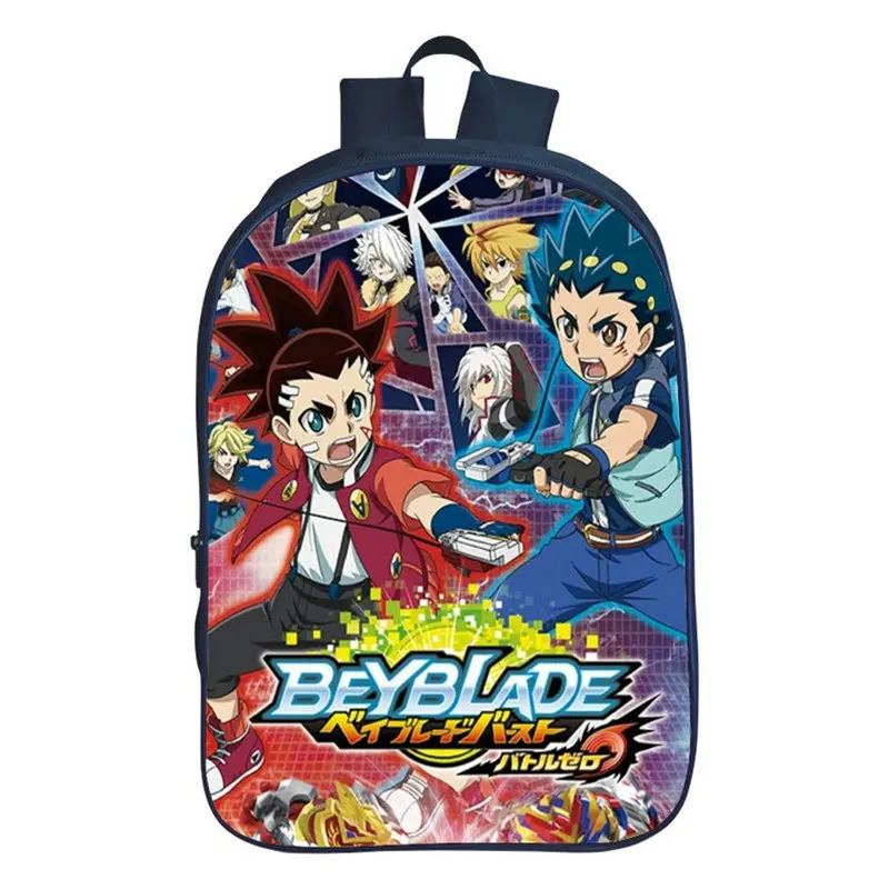 Мультфильм Beyblade Burst печатных подростков девочек школьная сумка для мальчиков 16 дюймов рюкзак для студентов школьный рюкзак для детей - Цвет: same as picture
