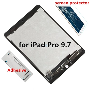 

LCD Screen for iPad Pro 9.7‘’ Display and Touch Digitizer Assembly Combo with Adhesive A1673 A1674 A1675,Black White