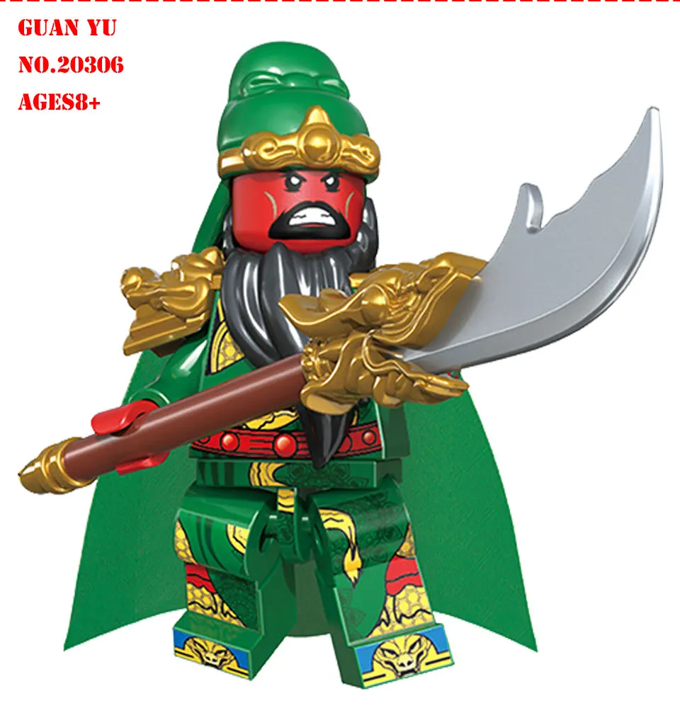 BZDA Good Friend Three Kingdom History Building Blocks Doll Model Zhuge Liang Liu Bei Diao Chan etc Blocks Kids Toys Gift