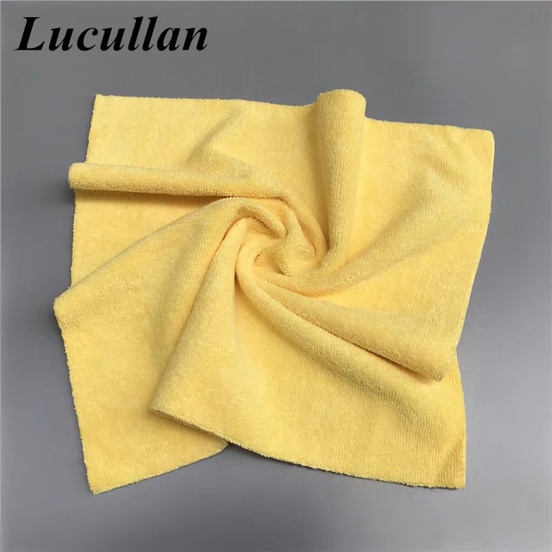 Lucullan качественное базовое полотенце 40X40 см без косточек 300GSM микрофибра ткань для покрытия, воска, детализации и протирки