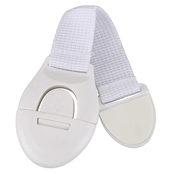 

Cabinet Door Drawers Refrigerator Toilet Plastic Safety Lock For Child Kid Baby, White