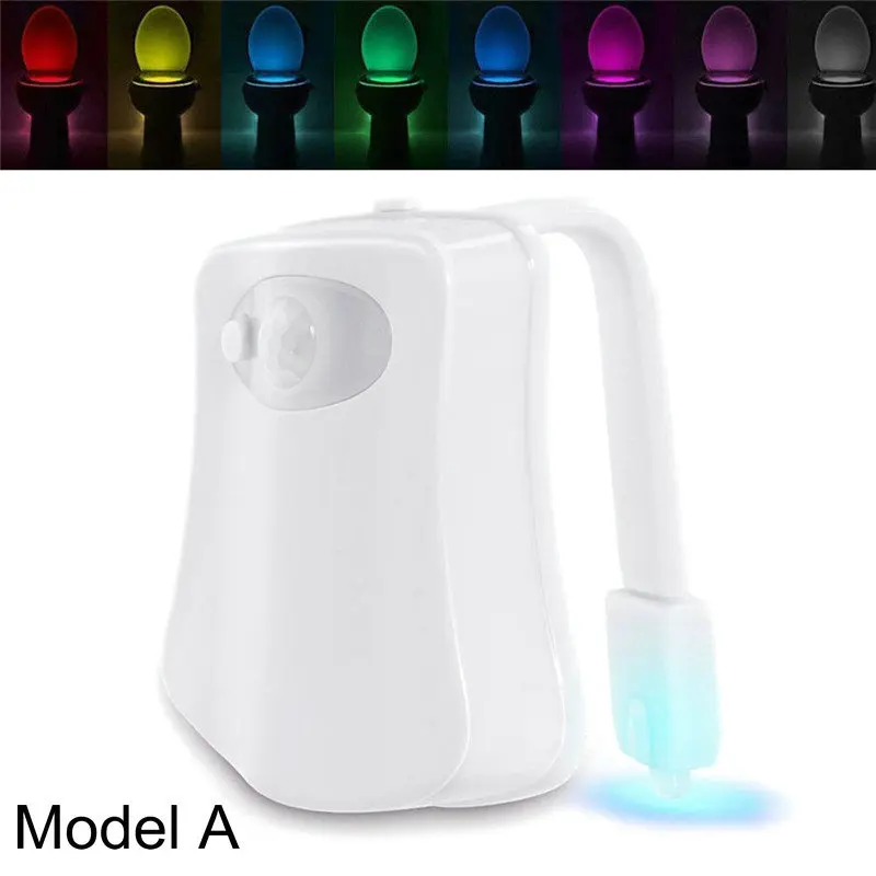 USB Rechargeable Toilet Motion Sensor Light 16 Colors Changing Sensor LED Washroom Night Light Indoor Home Bathroom Toilet Lamp decorative night lights Night Lights