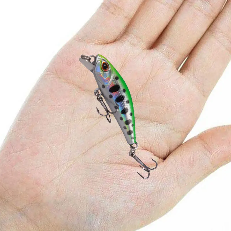 

New Fishing Lures 2020 Sinking Minnow Hard Lure Fishing 45mm 3.5g Artificial Cool Wobblers Pilker Bait Carpfishing Baitcasting