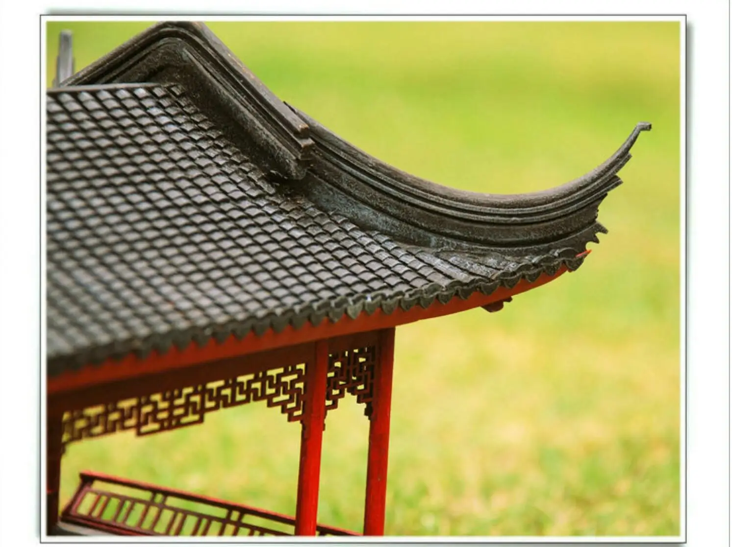 scale 125 ancient Chinese architecture model kit mortise and tenon