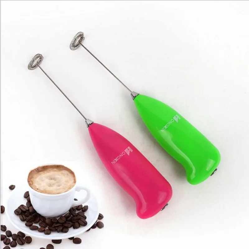 1pc Electric Milk Drink Coffee Whisk Mixer Frother Egg Beater Mini Blender Handle Stirrer Practical Kitchen Cooking Tool Gadgets | Дом и сад
