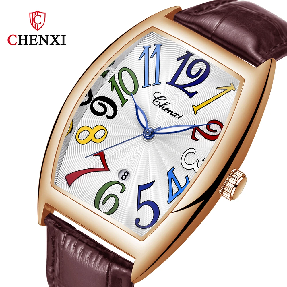 

CHENXI Fashion Mens Watches Luxury Quartz Watches For Men Top Brand Luxury Luminous Quartz Wristwatch Belt Waterproof Male Watch