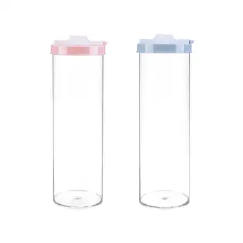 

2Pcs Storage Tin Creative Circular Storage Tin Food Storage Container For Pasta Noodles