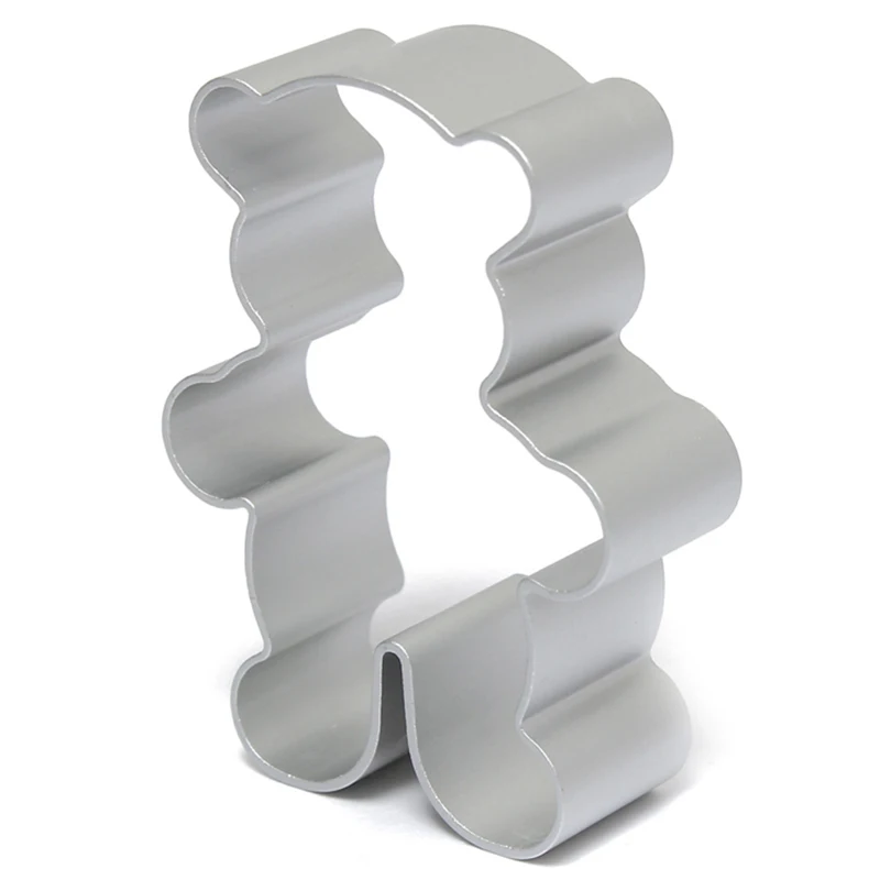 Cookie Cutters Kitchen Steel Bear Shape Animal Biscuit DIY Mold
