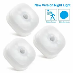 Mini applique murale LED avec capteur automatique, forme carrée, luminaire décoratif d'intérieur, idéal pour une chambre d'enfant, un couloir ou des escaliers, ue/US, 110/220V 