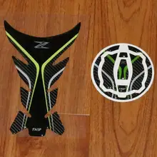Decalque do tanque 3d z para kawasaki, z400 z650 z900 adesivo para tanque de combustível da motocicleta, protetor de tanque, decalques adesivos
