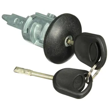 

Front Right Driver Side Door Lock Barrel with 2 Keys for Ford Transit MK6 00-06