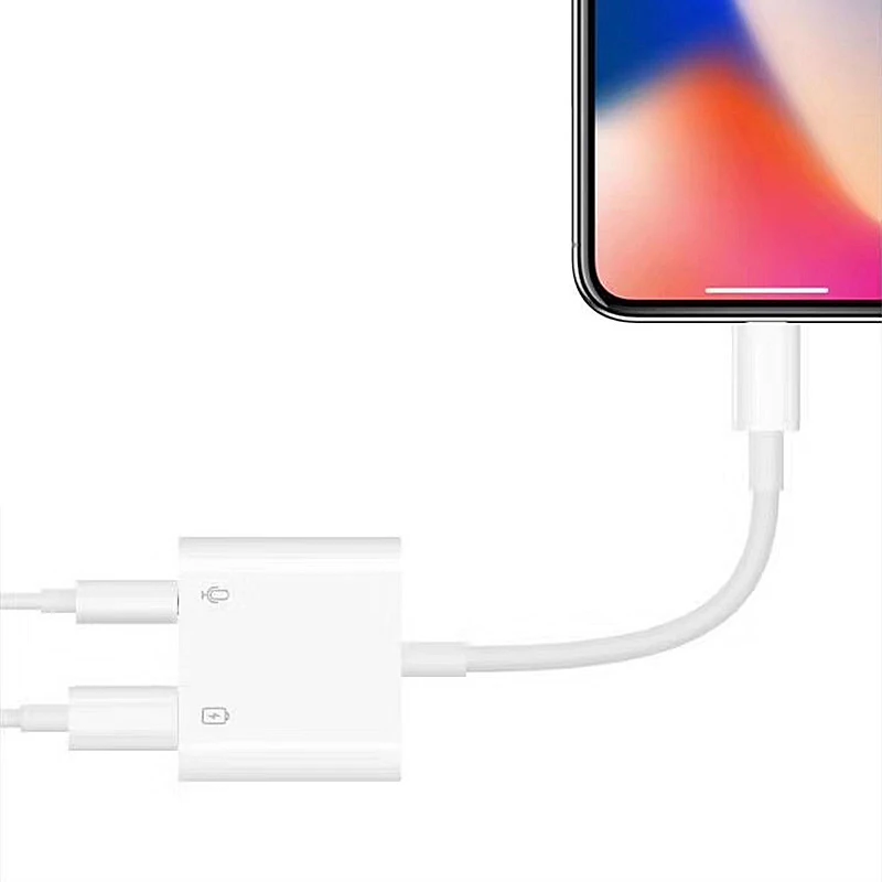 Кабель для IPhone к 3,5 мм разъем для наушников аудио HDMI DVI Переходник HDMI DVI и зарядка для IPhone X/8/8 Plus/7/7 Plus с для IPhone на bluetooth-управлении