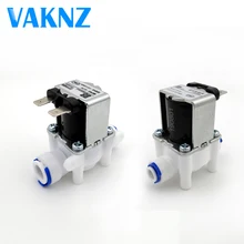 Электрический Пластик электромагнитный клапан 12V 24V Нормально закрытый 1/" 3/8" шланг Быстрый Conntection воды при помощи обратного осмоса обратный осмос Системы