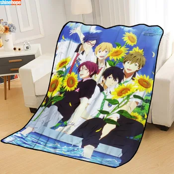 

Personalized Blankets Custom Free Swim Club Blankets for Beds Soft TR DIY Your Picture Dropshipping Throw Travel Blanket