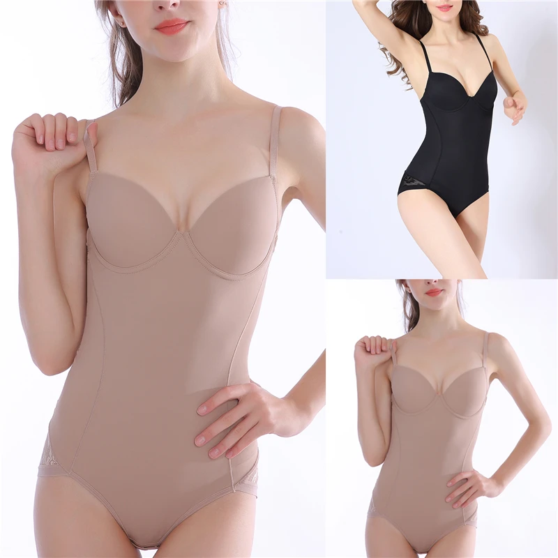Description Picture 2 of itemBody Shaping Bodysuit Women Tummy Control High Waist Spaghetti Strap Push Up Corset Pants Chest Support Body Shaping Jumpsuit
