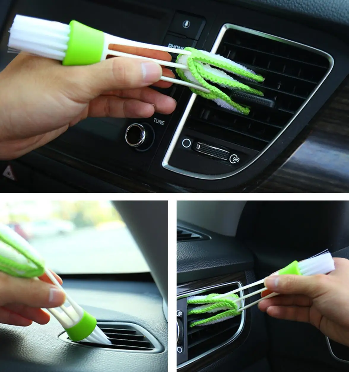 Car Air Outlet Vent Brush Interior Accessories for Toyota Corolla iM E170 E140 E150 3 Mark 2 X Matrix 1 Platz Premio | Автомобили и