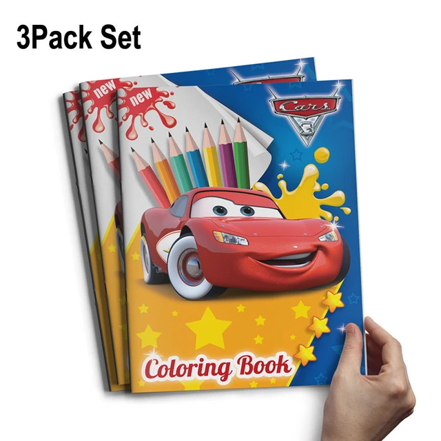 Kit 4 Livros Pixar Disney de desenho pintar colorir -Jogo Da