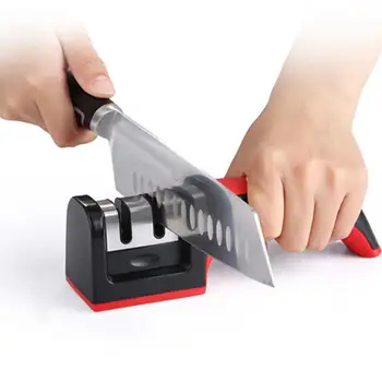 

Three-Stage Handheld Portable Sharpening Artifact Whetstone Multi-Function Non-Slip Fast knife sharpener Home Sharpener Tool