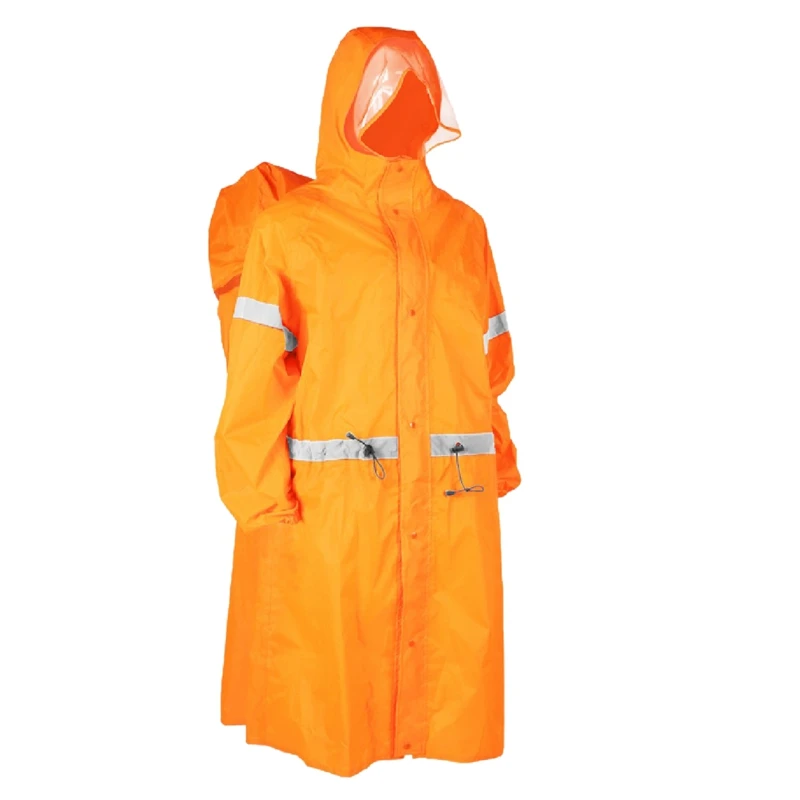 

Outdoor Siamese Raincoat Mountaineering Hiking Portable Backpack Raincoat Reflective Siamese Poncho Cloak Photography Backpack R