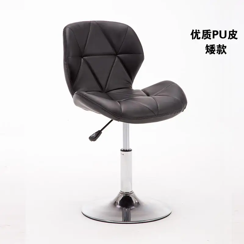 Новые барные стулья, барный стул, вращающийся подъемный стул, высокие стулья, минималистичный домашний декор, модный креативный красивый стул, современный поворотный стул - Цвет: B Black