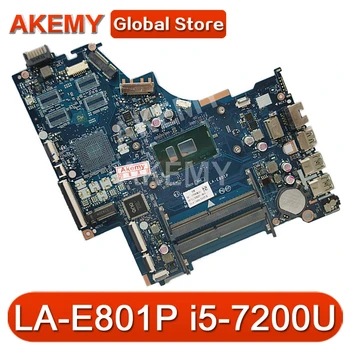 

AKemy CSL50/CSL52 LA-E801P For HP 15-BS Laptop Motherboard 924751-601 924751-001 924751-501 With i5-7200U DDR4 Tested Mainboard