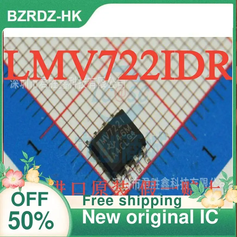 

10PCS LMV722IDR MV722I SOP-8 New original IC