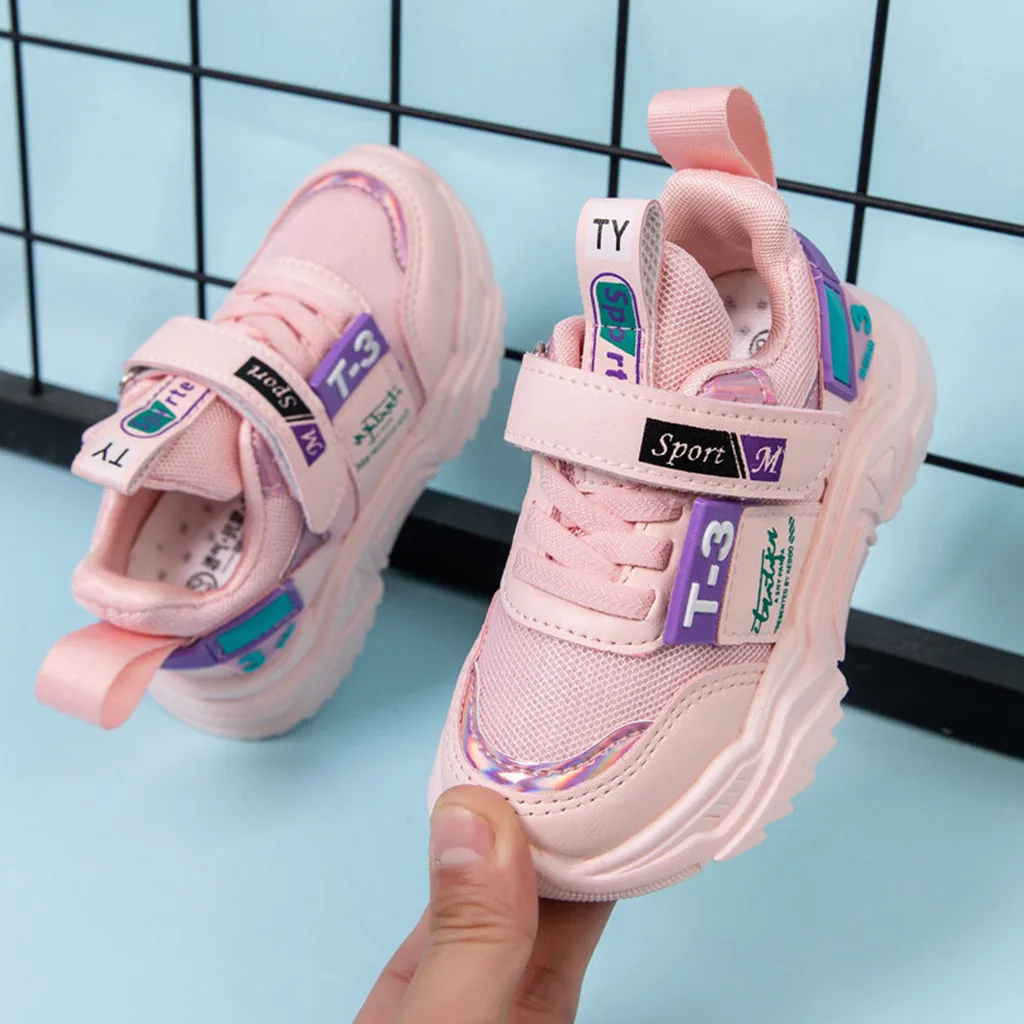 

Toddler Infant Kids Baby Girls Boys Shoes Mesh Sports Casual Fashion Sneakers Net Breathable Leisure Sports Running Shoes