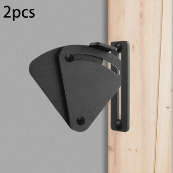 

Kit Door Lock Stainless Steel Black Spray Paint Surface Sliding Barn Latch