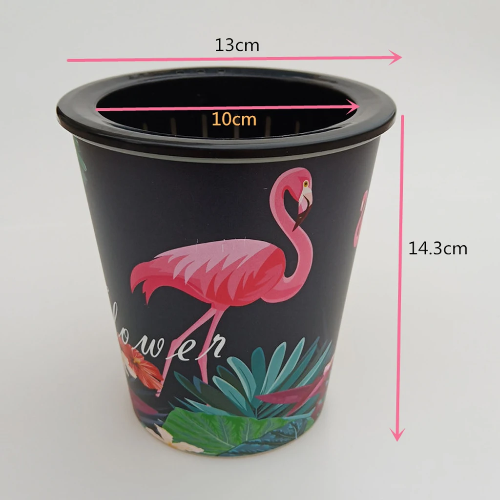 Cartoon Self-watering Planter Simple Style Plant Flower Pot Herbs Box Plastic Planter Garden Home Desk Decor