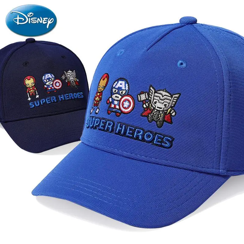 Оригинальная летняя Детская кепка Disney Marvel Captain America солнцезащитная Кепка для