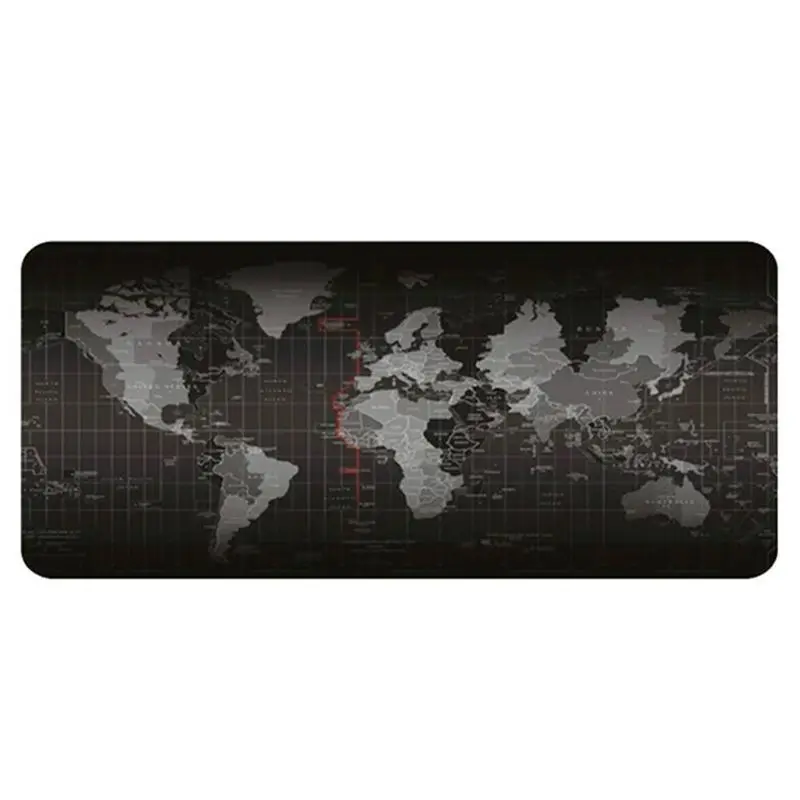 

Hot Selling Extra Large Mouse Pad Old World Map Gaming Mousepad Anti-slip Natural Rubber Gaming Mouse Mat with Locking Edge E65A
