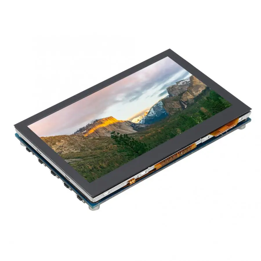 Универсальный для Raspberry Pi 4,3 дюймов 800x480 lcd емкостный для 3B+ 2B+ 4B ips сенсорный экран горячий