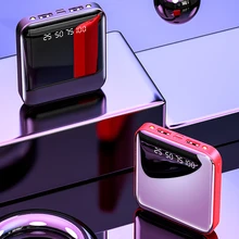 Портативное зарядное устройство, внешний аккумулятор 20000 мА/ч, двойной USB, мини внешний аккумулятор, внешний аккумулятор для Xiaomi, iPhone, Tabets, повербанк, светильник