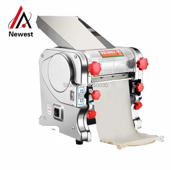 

NT-160 noodle press machine automatic Commercial Stainless Steel electric pasta maker machine Dough Cutter dumpling skin machine