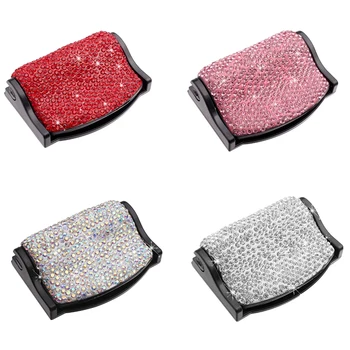 

Car Seat Belt Clip Rhinestone Decoration Seat Belt Adjuster Girl Car Accessories