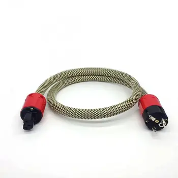 

Vinshle 7 core single crystal copper vdh D102MKIII plated silver US ver AC power cable DIY power cord