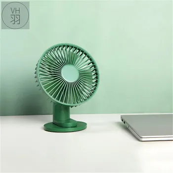 

VH Protable 2 In 1 Clip-on Table Desktop USB Fan 90 Rotatable 3 Modes Wind Speed Cooling Fan for Summer Outdoor Travel