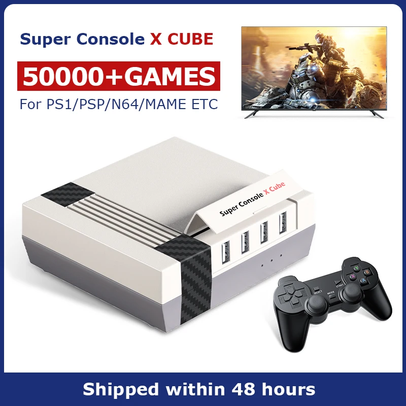 Супер консоль X Cube HD Ретро видео игровые консоли для PS1 PSP N64 DC портативный игровой