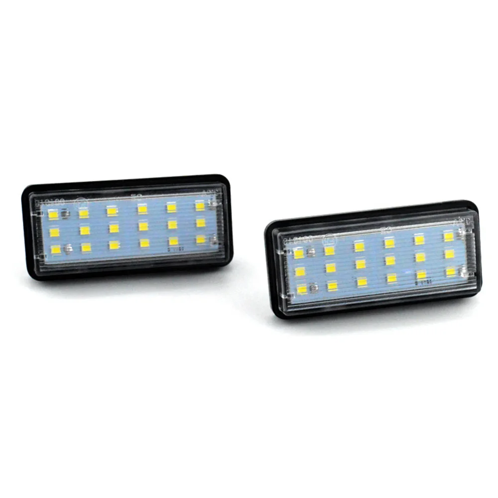 

2Pcs Car Styling No Error LED Rear Number Plate Light Auto License Lamp for Lexus LX470 GX470 Toyota Land Cruiser Reiz