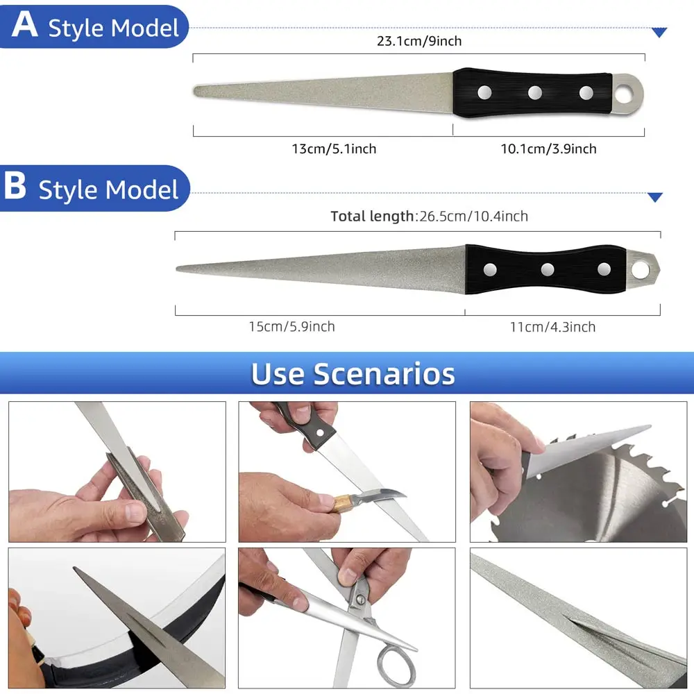 Whetstone Stone Diamond Knife Sharpener Knife Sharpening Curved Surface for Knife Scissors Honing Bar Kitchen Grinding Tool 4