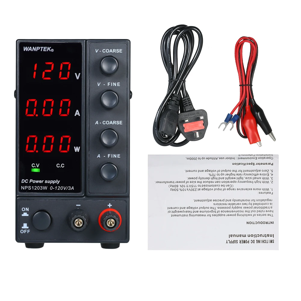 NPS1203W 0 120V 3A 115/230V импульсный источник питания постоянного тока с 3 значным дисплеем