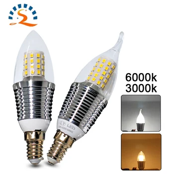 

C35 E14 LED Candle Lught Bulb 220v Flame Lamp 3000k 6000k 5w 7w 9w 12w for home chandelier replace bulb