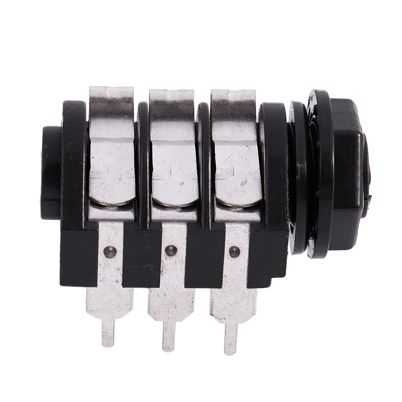

1/4" 6.5mm Stereo Audio PCB Panel Mount Headphone Jack Socket 6 Pin
