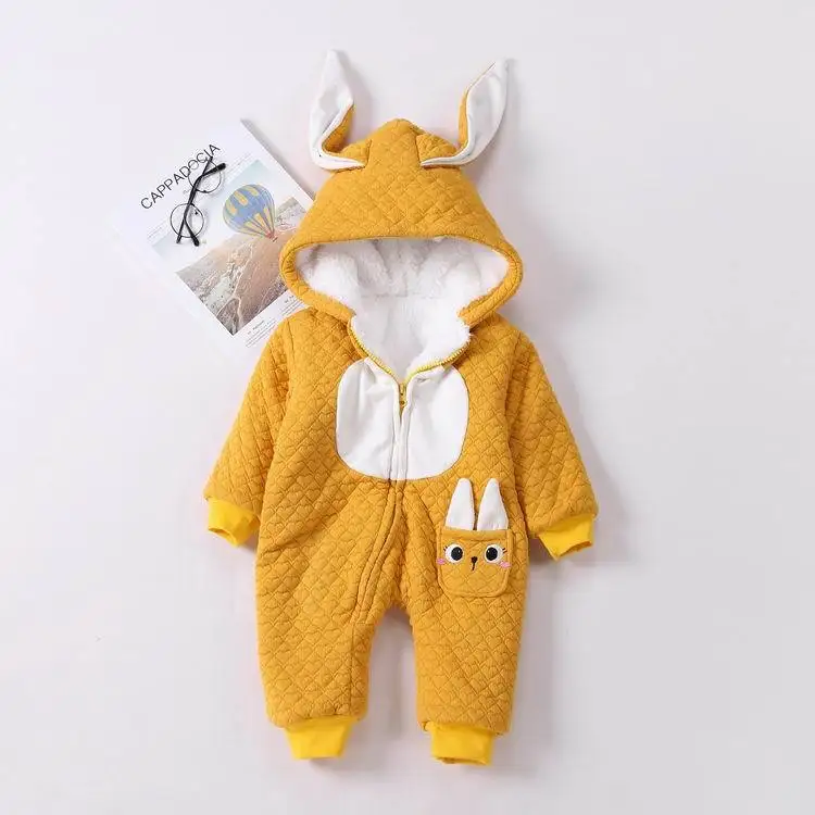 

Thick Warm Baby Onesie Autumn And Winter Newborns Clothes Infant Clothing Baby Rompers Crawling Clothes