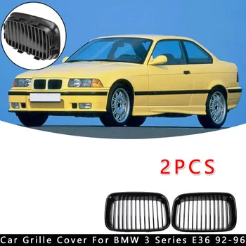

2pcs Grills Car Auto Front Kidney For BMW E36 318 328 328 1992-96 Cover