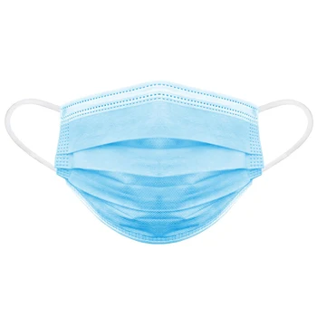 

Retail three layer protective fabric disposable face mask